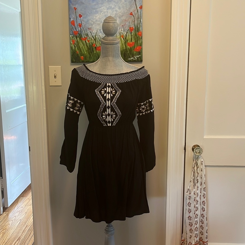 Francesca’s black western dress. Tags still on.